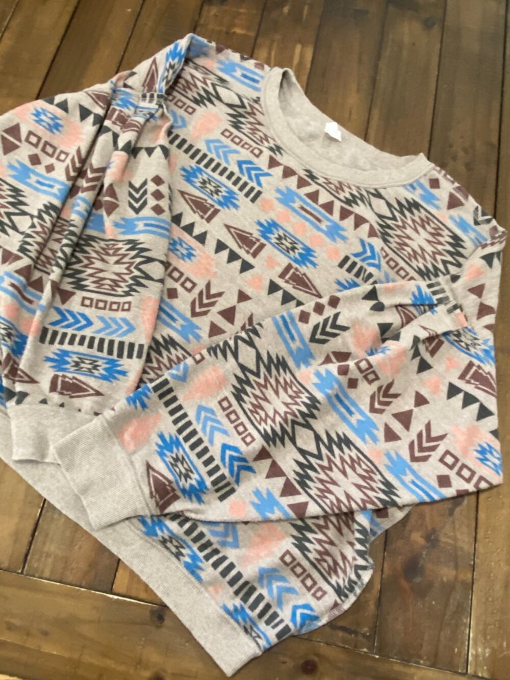 Ariat Rainbow Vista Reversible Aztec Sweatshirt XXL